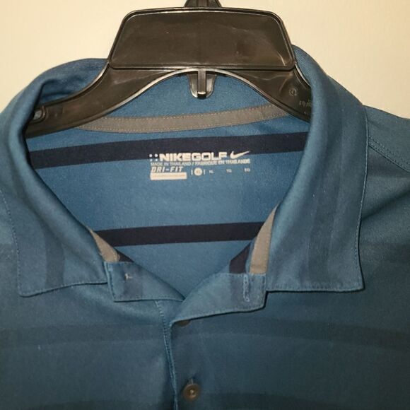 NIKE Dri-Fit Short Sleeve Polo shirt. XL - SS128 - Logo on sleeve - Picture 2 of 5